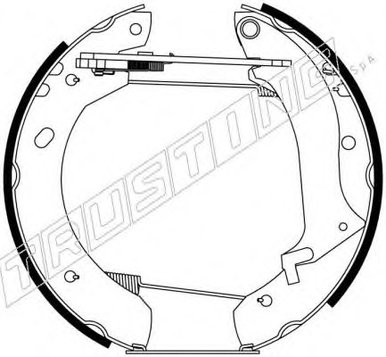 TRUSTING 6290 Brake Shoe Set